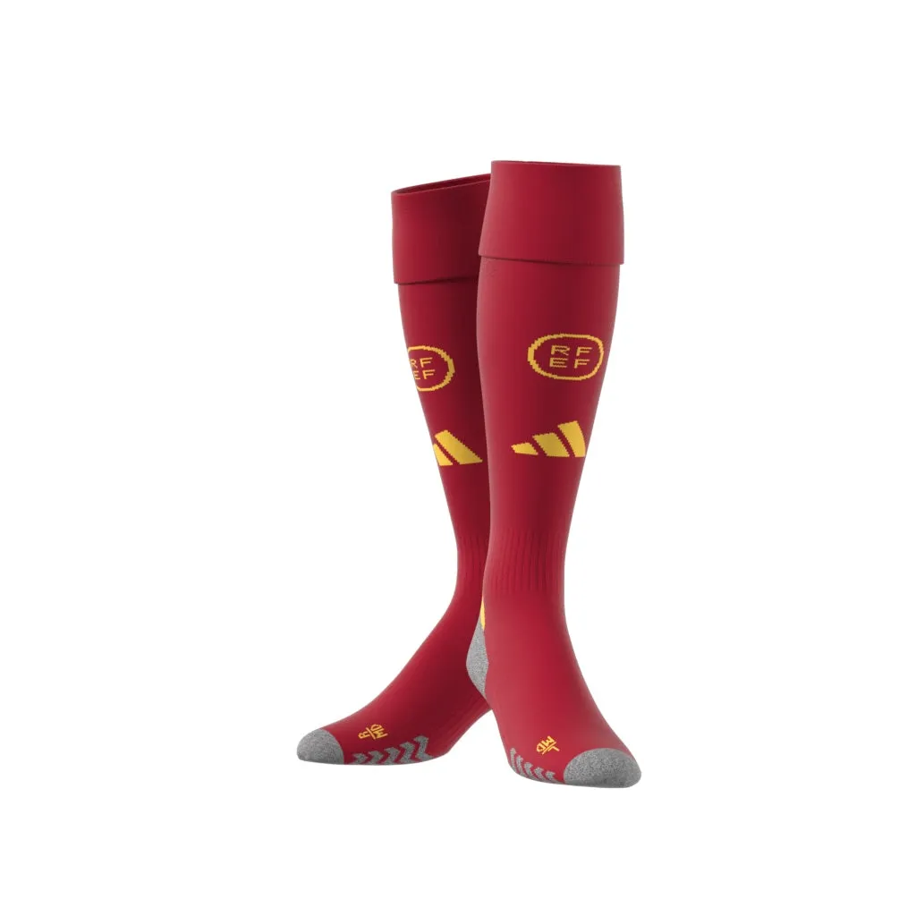 Spain 2024 Adidas Home Socks Red