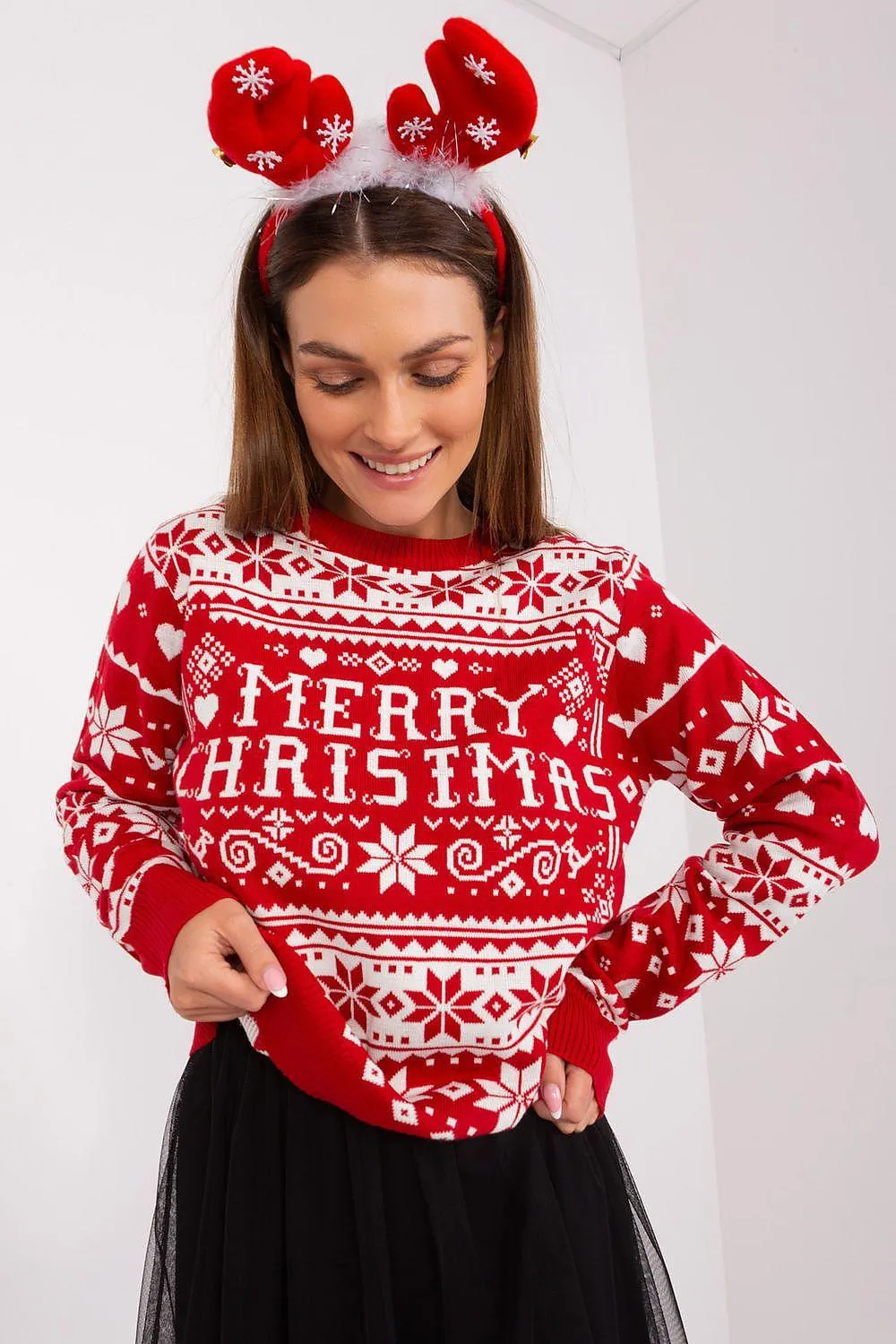 Sublevel cheerful and festive vibe christmas sweater