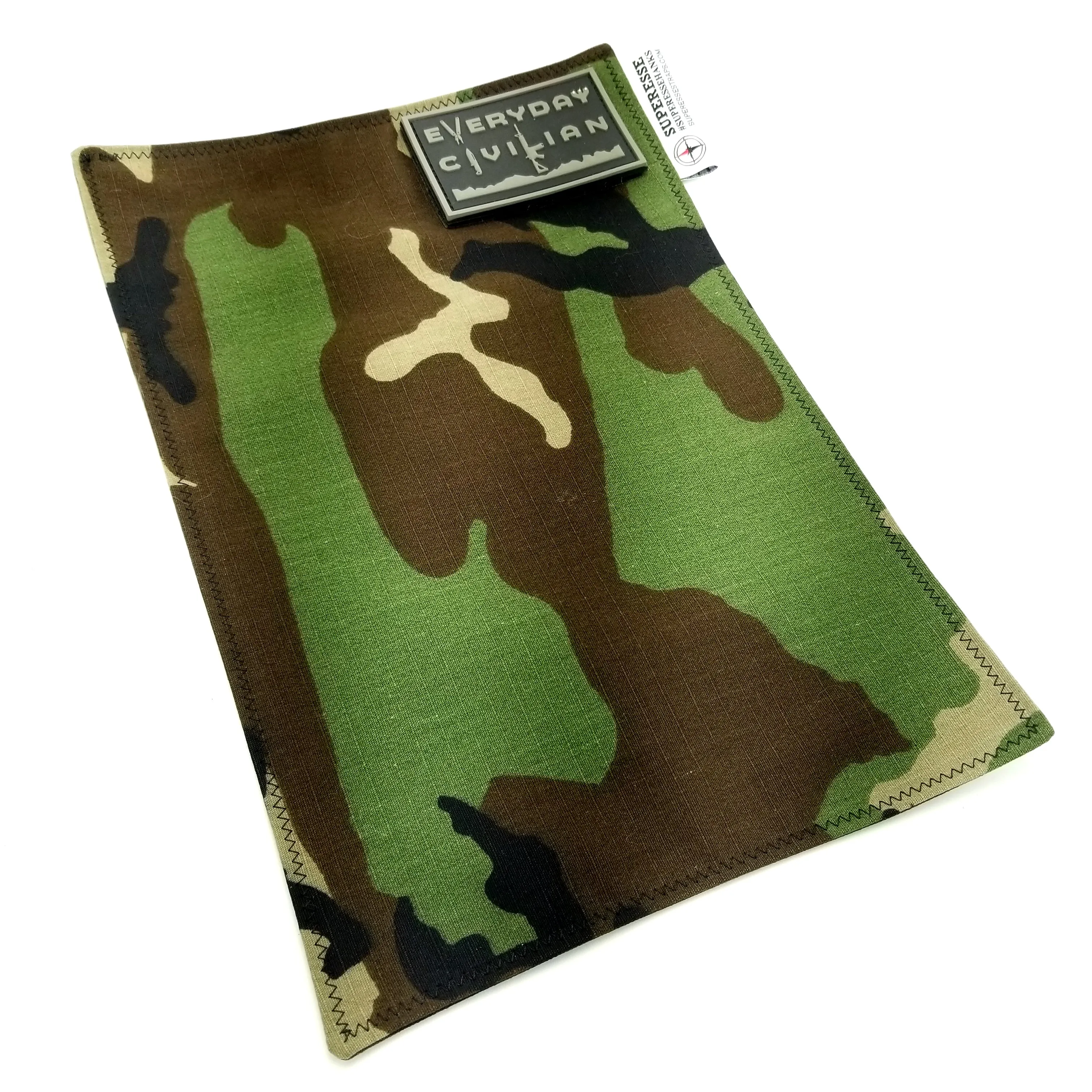 Tactical Tissue: Morale Patch compatible Ripstop stitched hank with covert storage pocket.