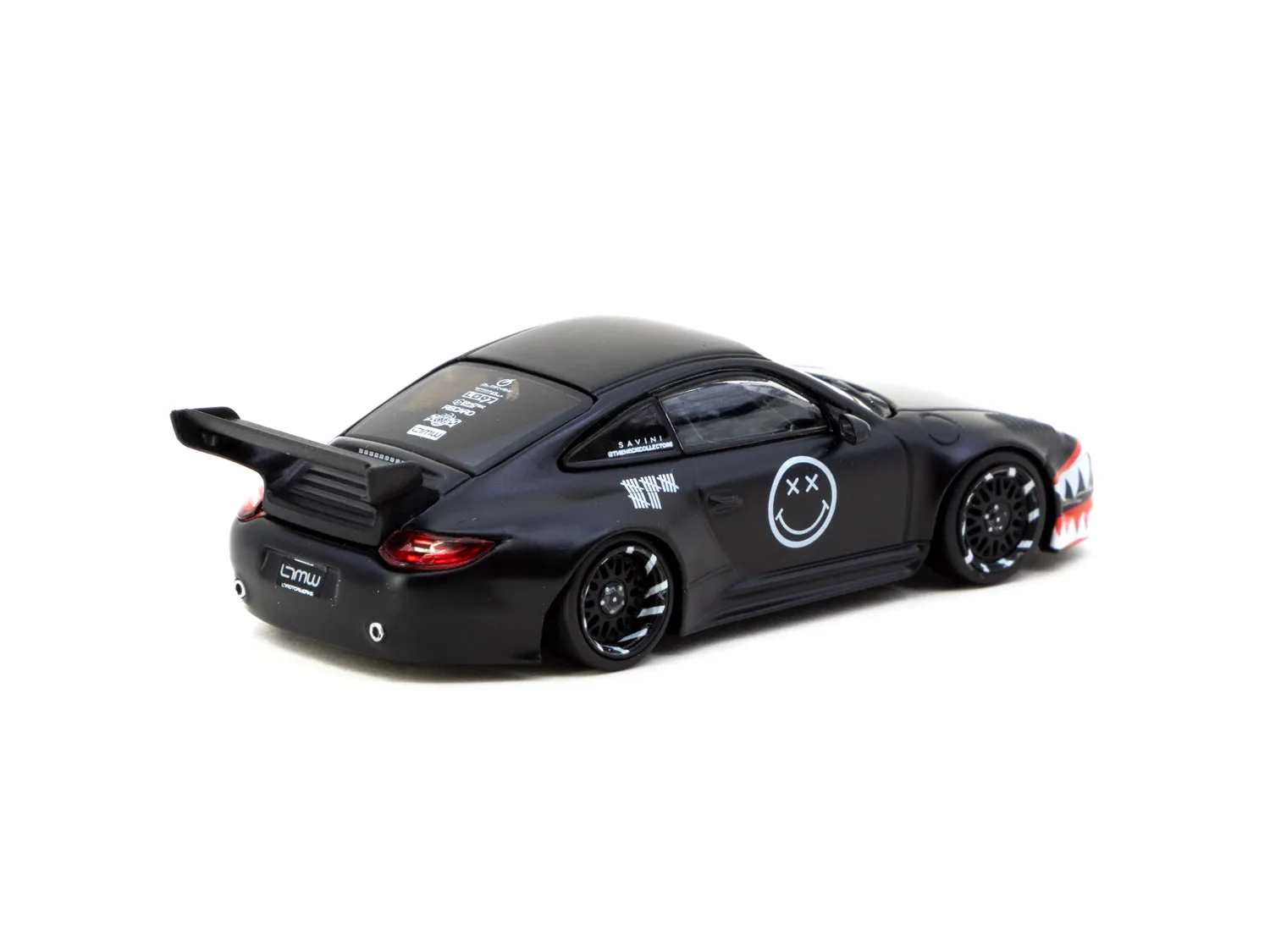 Tarmac Works 1/64 Old & New 997 Matte Black - HOBBY64