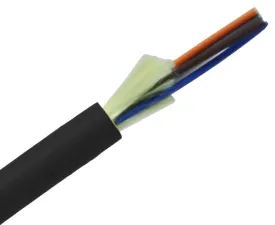 Tight Buffer Distribution Plenum OFNP Fiber Optic Cable, Multimode, OM4, Indoor/Outdoor