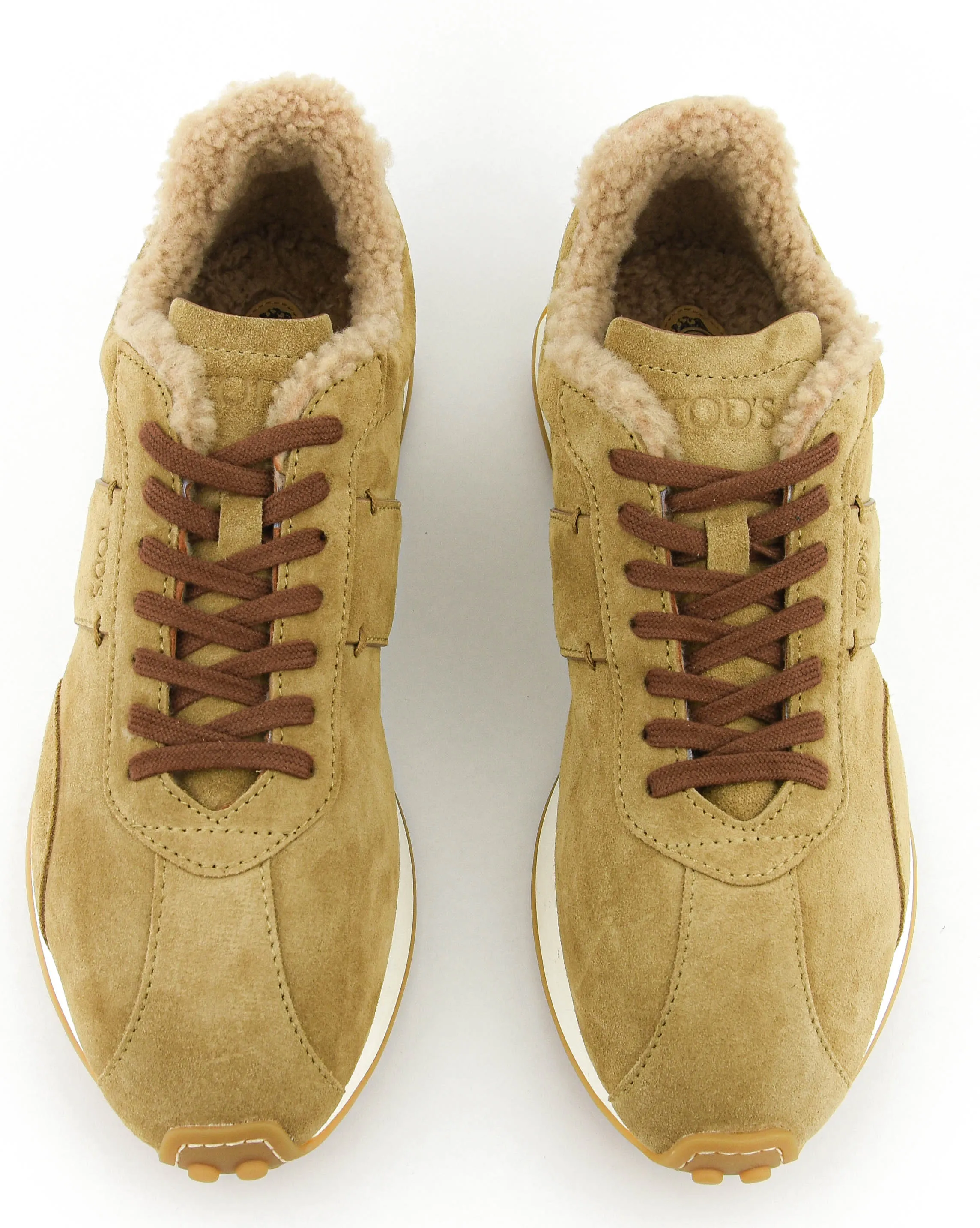 TOD'S SUEDE T VINTAGE SNEAKER BEIGE