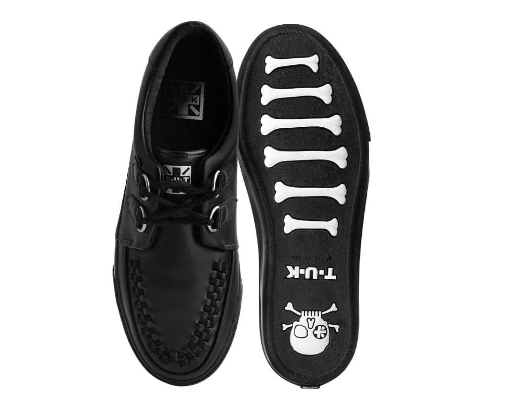 T.U.K BLACK LEATHER D-RING VLK SNEAKER