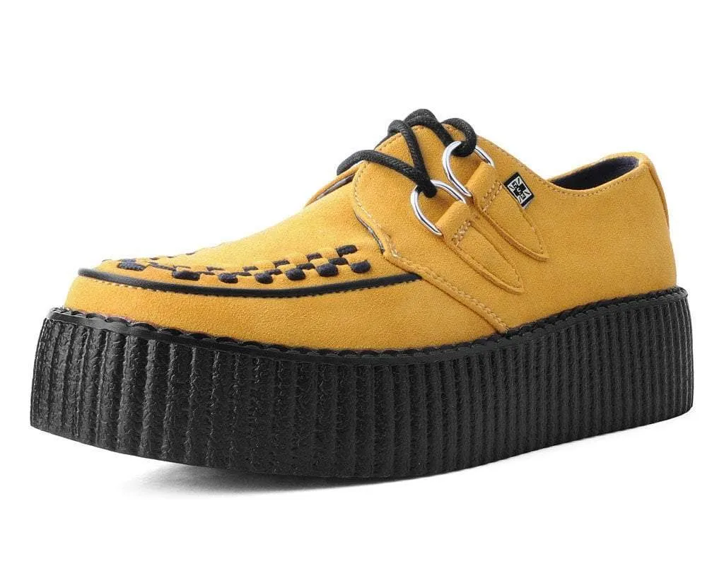 T.U.K MUSTARD MF FABRIC D-RING INTERLACE VIVA II CREEPER