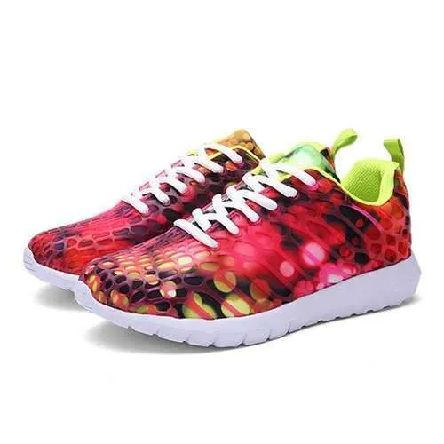 Unisex Sport Running Casual Outdoor Fashion Camouflage Light Flat Athletic Shoes