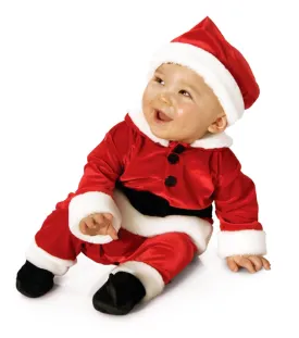 Velvet Santa Suit Baby Child Costume