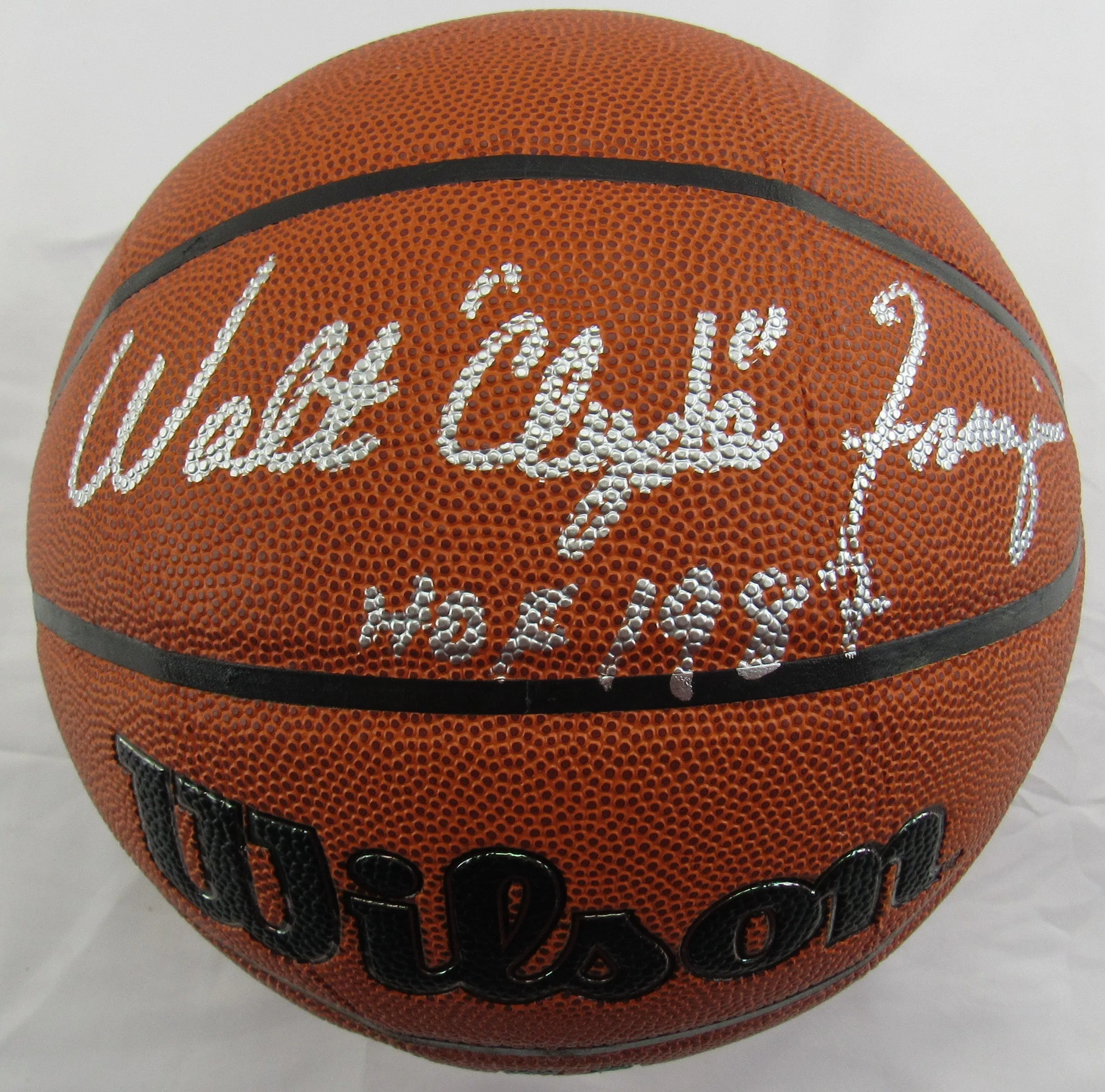 Walt Frazier Signed Wilson NBA Basketball JSA Witness COA