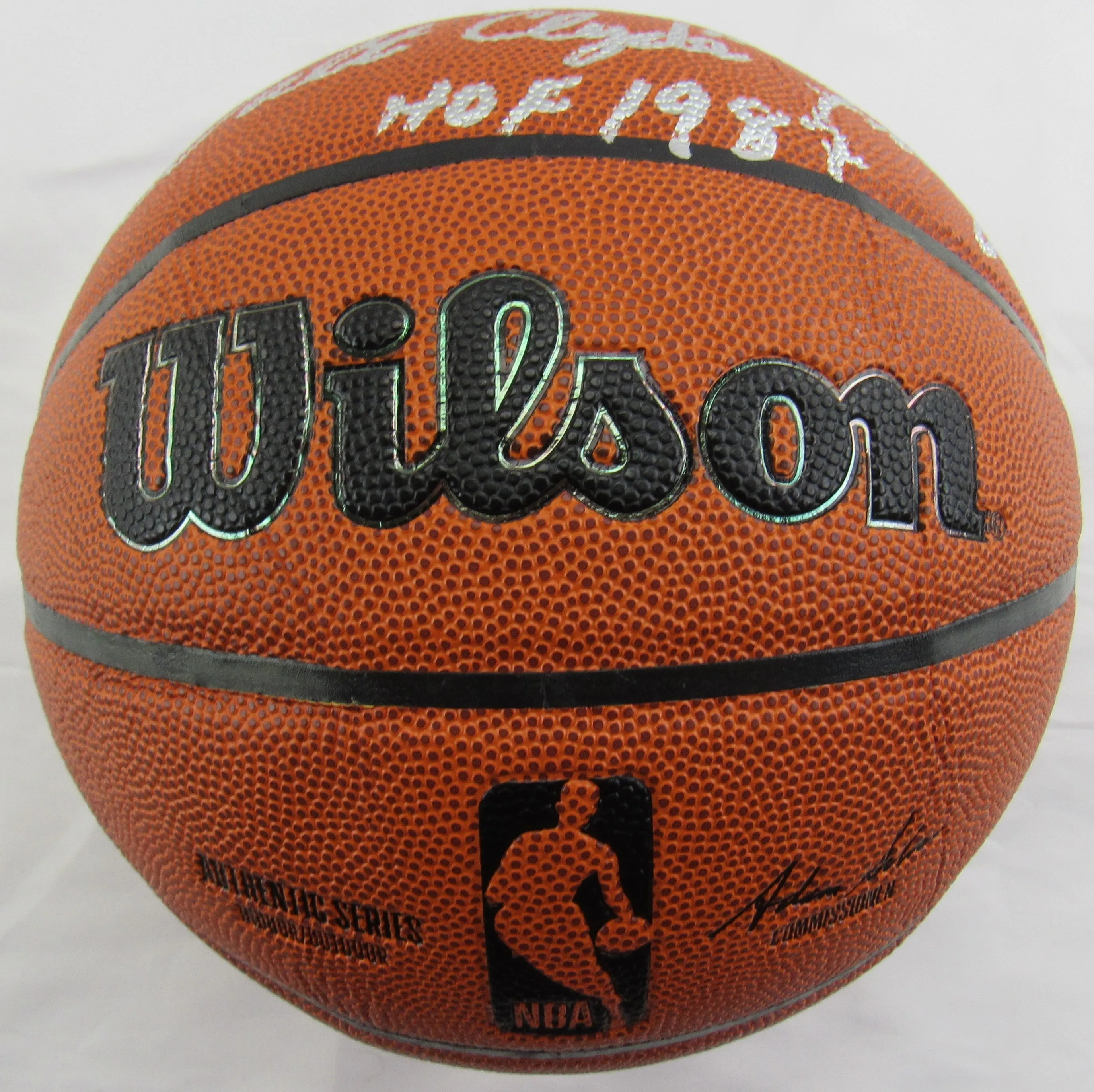 Walt Frazier Signed Wilson NBA Basketball JSA Witness COA